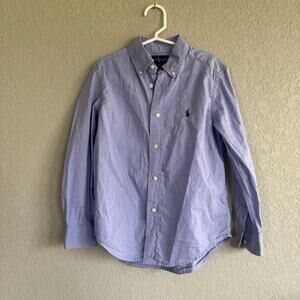 Ralph Lauren Light Blue Button-Down Shirt Boys 6